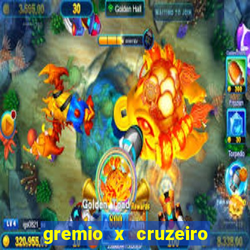 gremio x cruzeiro ao vivo hd